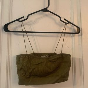 Garage ribbed bralette